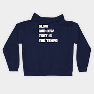 80s Hip Hop - Slow & Low Kids Hoodie